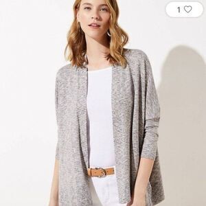 NEW Loft‎ shimmer open poncho sweate, XS